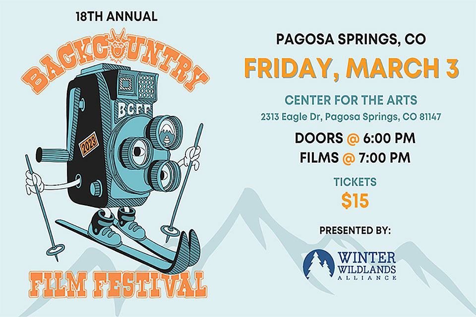 2023 Back Country Film Festival Coming March 3